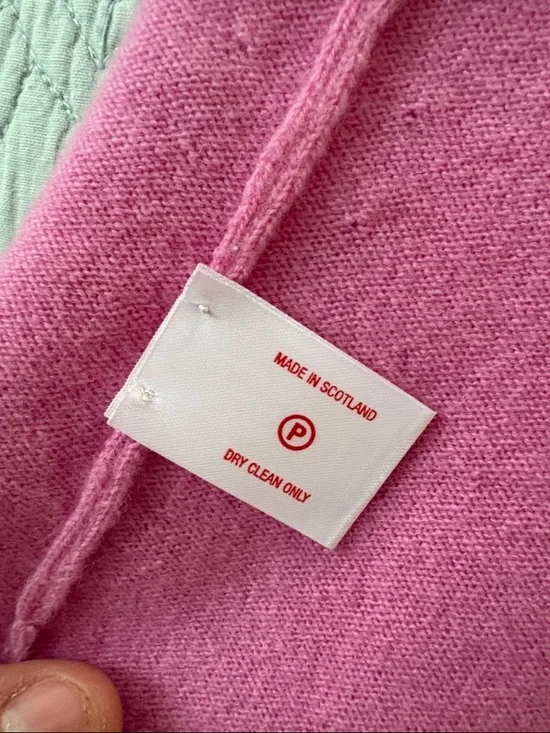 Women's CASHMERE Pink Knit Cami Tank Top - Classic Strappy Style - Picture 7 of 8